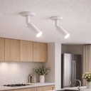 Ver imagem 2 de Kit 4 Spots Luminárias de Teto Branco Iluminação Interna G9 Direcionável Neo Dital Sala Escritó