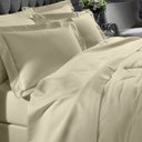 Ver imagem 1 de Jogo de Cama Buettner King Percal 1000 Fios Dobra Feita 4 peças Nude