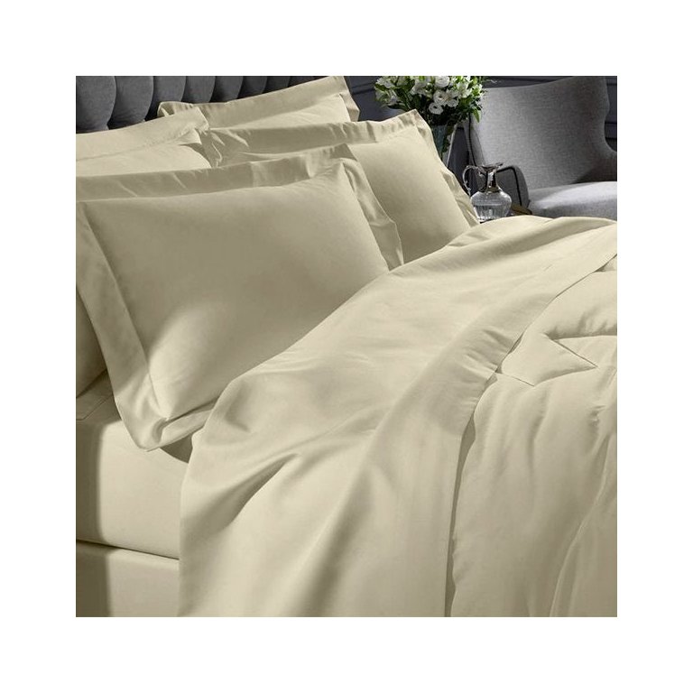 Jogo de Cama Buettner King Percal 1000 Fios Dobra Feita 4 peças Nude