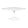 Mesa Saarinen Oval Espírito Santo 160x90cm - Base Branca - 2