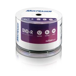 Midia Dvd -R Vel. 08x - 50 Un. Shrink P.Plus Multilaser Dv050Pp - 1