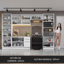 Ver imagem 6 de Armário de Cozinha Completa 330cm Branco Stella Madesa 02
