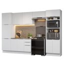 Ver imagem 3 de Armário de Cozinha Completa 330cm Branco Stella Madesa 02
