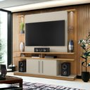 Ver imagem 1 de Home para Tvs 55" York Led Cinamomo e Off White Ripado Bechara