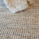 Ver imagem 7 de Tapete Artesanal Kilim Disha Marfim Mescla 200 x 250