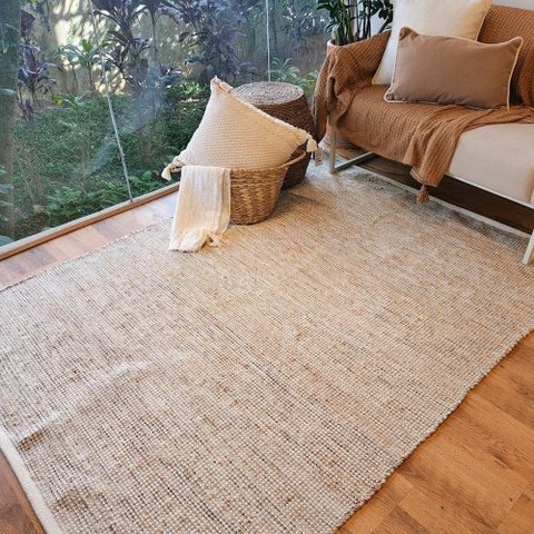 Tapete Artesanal Kilim Disha Marfim Mescla 200 x 250
