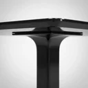Ver imagem 3 de Mesa Jantar Saarinen Retangular 140x80cm Laca Preta + Vidro Personal Art Design