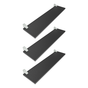 Soluções Estilosas: Kit 3 Prateleiras de Mdf 20 X 60 com Bico 3d para Escrotório/área Externa/quarto
