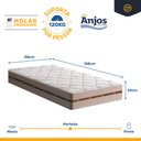 Ver imagem 5 de Cama Box com Colchão de Molas Ensacadas Anjos Classic + Auxiliar de Espuma Unique Solteiro 88cm