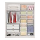 Ver imagem 2 de Guarda Roupa Santorini Solteiro 2 Portas 3 Gavetas 100 Mdf D Doro Móveis