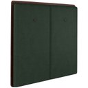Ver imagem 1 de Cabeceira Solteiro 88 cm Lizz Veludo Verde Soon