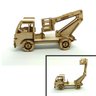 Brinquedo Quebra Cabeça 3D Caminhão Grua Mdf - 2