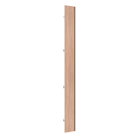 Porta para Closet Individual 25cm com Puxador Perfil Champagne Luciane Móveis