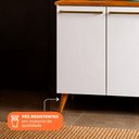 Ver imagem 6 de Armário de Cozinha Completa com Adega 6 Portas 3 Gavetas Favorita Branco / Natura