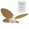 VENTILADOR DE TETO ALISEU VIME COM PÁS DE MADEIRA CONTROLE PAREDE 220V - 1