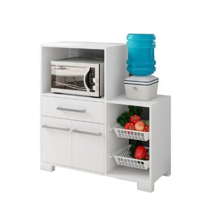 Balcão Fruteira Cuba Branco Casa Moderna