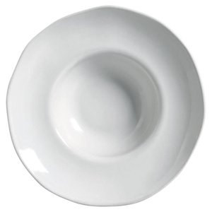 Conjunto com 4 Pratos de Massa Orgânico New White Ø28x6,5cm 450ml