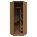 Ver imagem 2 de Guarda Roupa Modulado 02 Portas 234cm 02 Gavetas Canto Closet Setiba