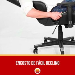 Cadeira de Escritório Gamer Moobx Thunder Braços com Regulagem de Altura - 6