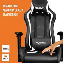 Cadeira de Escritório Gamer Moobx Thunder Braços com Regulagem de Altura - 2