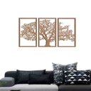 Ver imagem 2 de Quadro Decorativo Árvore Da Vida 3mm Vazado - Mdf:Mdf/Cru