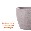 Ver imagem 4 de Kit 3 Vasos Redondo Elba Pedra 27 Terrano