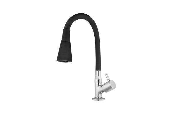 TORNEIRA GOURMET DE MESA DUPLO JATO PRETA-5495 C-59 BK - 1