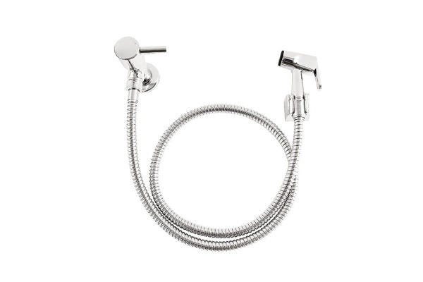 DUCHA HIGIÊNICA FLEXIVEL EM INOX GATILHO ABS PEROLA - 1167 1/2 C-59 - 1