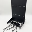 Ver imagem 4 de Expositor de Produtos Balcão Preto 30x20cm + Suporte 3D e 8 Ganchos