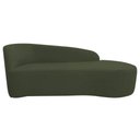 Ver imagem 3 de Kit Sofá Curvo França 160cm Ld. e 2 Poltronas Luiza Max Conforto, Linho Verde