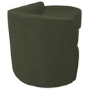 Ver imagem 6 de Kit Sofá Curvo França 160cm Ld. e 2 Poltronas Luiza Max Conforto, Linho Verde