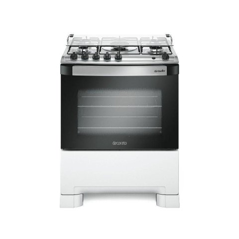 Fogão 5 Bocas Mueller Decorato G3 Tripla Chama Branco Bivolt