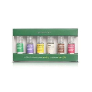 Kit Experiência Acqua Aroma 5ml 6 Fragrâncias Grupo 01
