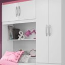 Ver imagem 2 de Roupeiro Lisboa Pink 4 Portas com Cama
