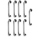 Ver imagem 1 de Alça de Apoio Inox 30cm Barra Kit 9 Unidades Idoso Deficiente Cadeirante Banheiro Box Segurança Corr