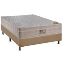 Ver imagem 1 de Cama Box Casal: Colchão Molas Superpocket Ensacadas Ortobom Fort Airtech + Base Crc Suede Clean (