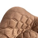 Ver imagem 5 de Kit 6 Poltronas Jantar Eames Eiffel Estofadas Caramelo Base Cobre