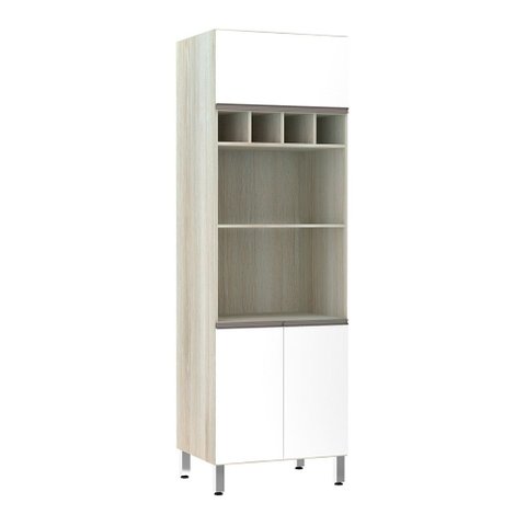 Paneleiro 70 Cm Duplo Nicho 3 Portas Luci Luciane Móveis