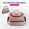 Kit 3 Pçs Lancheira Bolsa Termica + Marmita + Copo Térmico Jacki Design Bolsa Térmica Sacola Lanchei - 7