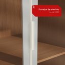 Ver mais imagens de Roupeiro de Madeira com 2 Portas de Vidro