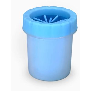 Limpador Pata Cachorros Portátil - Azul