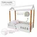 Ver imagem 2 de Cama Infantil Agatha Branca MDF Colchão Trança 5,5m Montessori Lúdica Premium - Rosa Verde e Amarelo