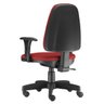 Cadeira Sky Presidente Giratória Ergonômica Back System Crepe Vermelha - 2