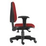 Cadeira Sky Presidente Giratória Ergonômica Back System Crepe Vermelha - 3