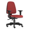 Cadeira Sky Presidente Giratória Ergonômica Back System Crepe Vermelha - 1