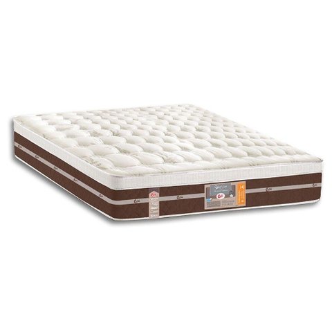Colchão King Castor Molas Ensacadas Pocket Silver Star Air Híbrido Euro Pillow (193x203x32) - 