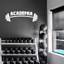 Ver imagem 1 de Adesivo de Parede Logo Academia Barra Anilha Fitness Kanto Store Adesivo de Parede Logo Academia Fit