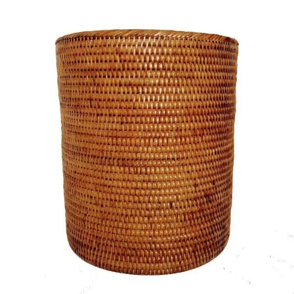 Cachepot redondo em rattan natural BAHAY - Grande 30x33cm - 3