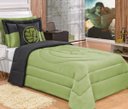 Ver imagem 1 de Kit Cobre Leito Dupla Face Monster Solteiro Infantil Menino 04 Peças - Verde/Preto