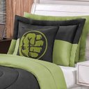 Ver imagem 3 de Kit Cobre Leito Dupla Face Monster Solteiro Infantil Menino 04 Peças - Verde/Preto